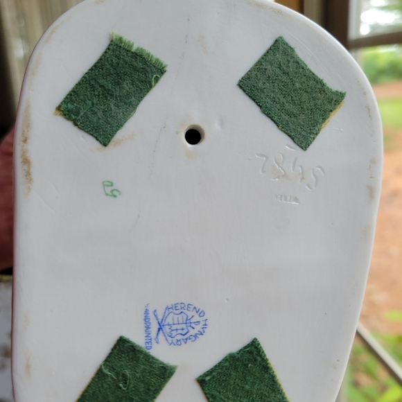 Herend Hungary Handpainted Porcelain Dancing Couple Folk Figurine - Picture 11 of 12